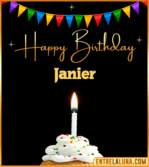 GiF Happy Birthday Janier